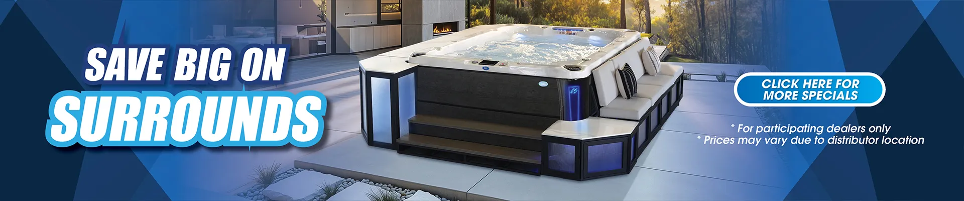 Calspas hot tub being used in a family setting - Montclair