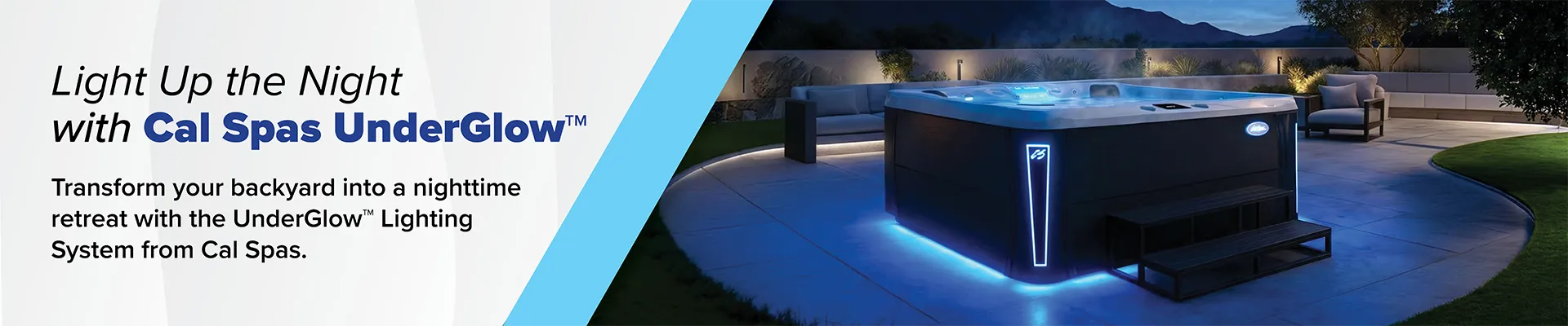 Calspas hot tub being used in a family setting - Montclair