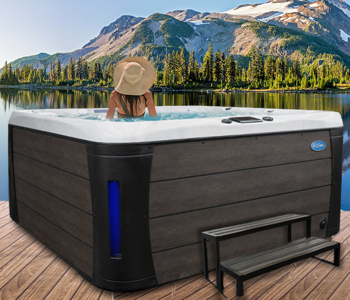 Calspas hot tub being used in a family setting - hot tubs spas for sale Montclair
